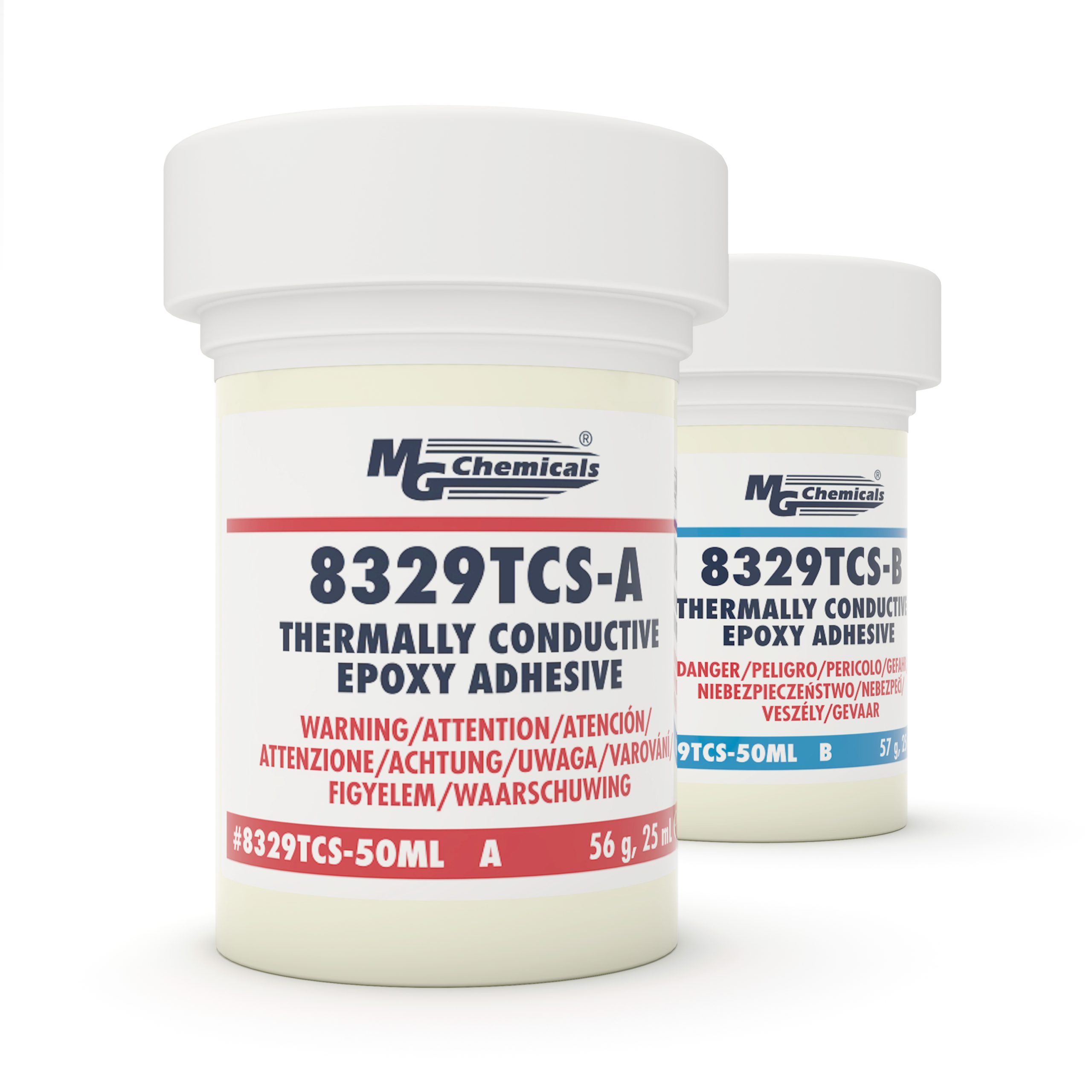 THERMAL CONDUCTIVE EPOXY ADHESIVE - SLOW CURE 8329TCS-50ML