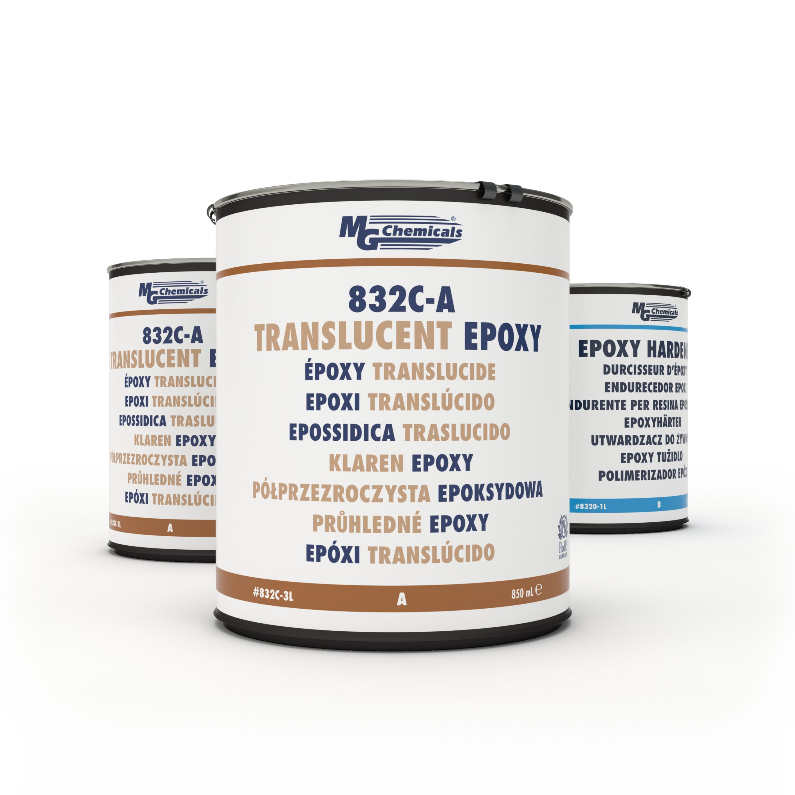 MG Chemicals 832C CLEAR EPOXY ENCAPSULANT for high voltage applications 3L size