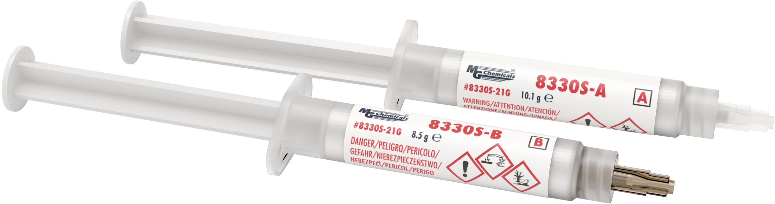 SILVER CONDUCTIVE EPOXY ADHESIVE 8330S-21G MG Chemicals