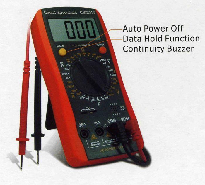 CSI 2010 Low Cost Digital Multimeter - Image 4