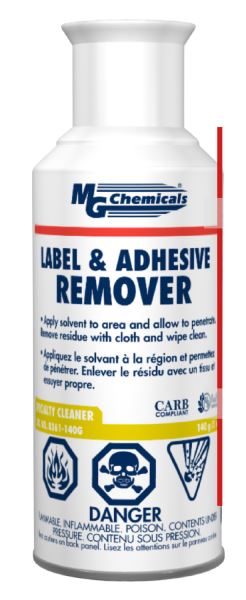 MG Chemicals 8361-140G Label & Adhesive Remover Aerosol