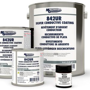 MG Chemicals 842UR-150ML one-part heat cured silver polyurethane coating Silver Print