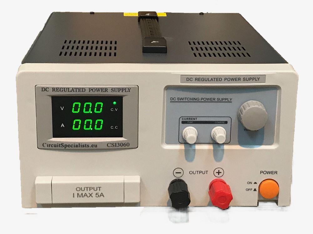 Switch Mode Adjustable DC Bench Power Supply with Current Control 0-30V 0-60A CSI 3060SW