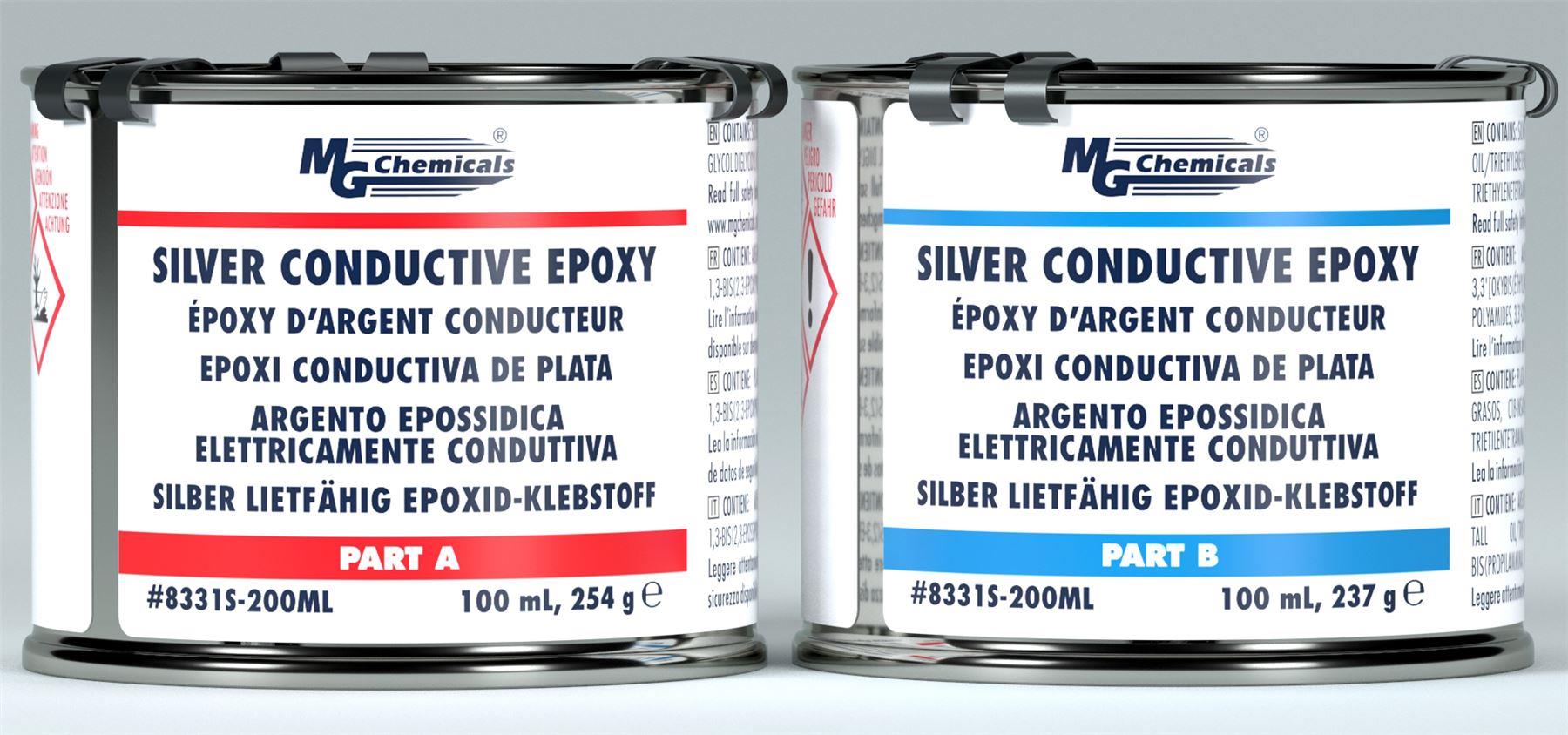 SILVER CONDUCTIVE EPOXY ADHESIVE 8331S-200ML