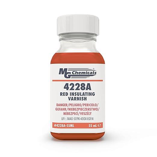 4228A - Red Insulating Varnish 55ml size - Image 2